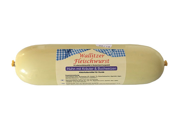 Wallitzer Fleischwurst Chicken with herbs and buckwheat – Barfit-Shop